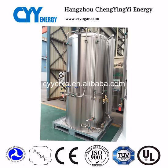 1-5m3 液体酸素、窒素、天然ガス、二酸化炭素極低温貯蔵タンク